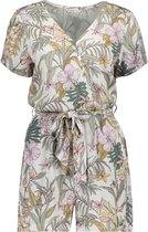 Only Broek Onlmars S/s Sleeve Playsuit Wvn 15226924 Tofu/jungle Flo Dames Maat - 40