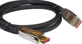PYTHON DisplayPort kabel - versie 1.4 (5K/8K 60Hz) / zwart - 5 meter