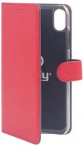 Celly Boekmodel Hoesje iPhone XS Max - Rood