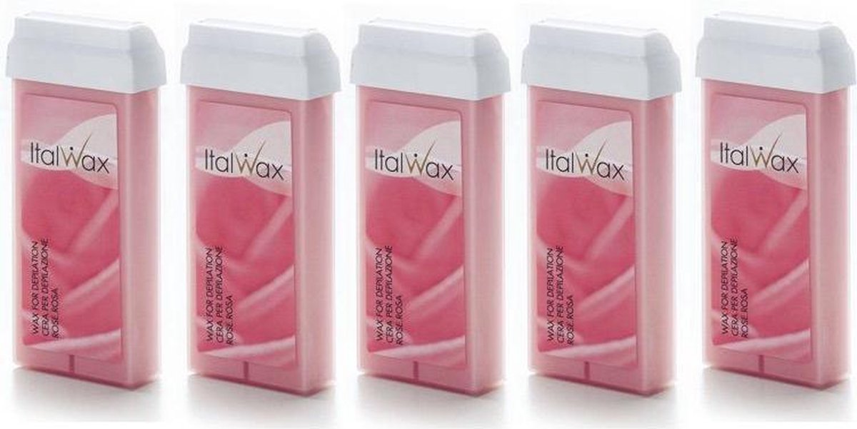 ItalWax 5x Harspatroon Rose 100 ml