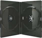 Amaray DVD-Leerhülle 2 Disc 14mm face to face zwart