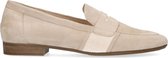 Manfield - Dames - Beige suède loafers - Maat 40