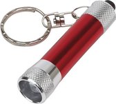 1x porte-clés avec petite lampe de poche en rouge - Distribuez des cadeaux jouets mini lampes de poche