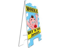 Paperdreams - Warning sign - Geboorte jongen