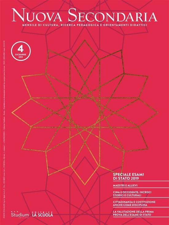 Rivista Nuova Secondaria 4 - Nuova Secondaria 4/2019 - cover