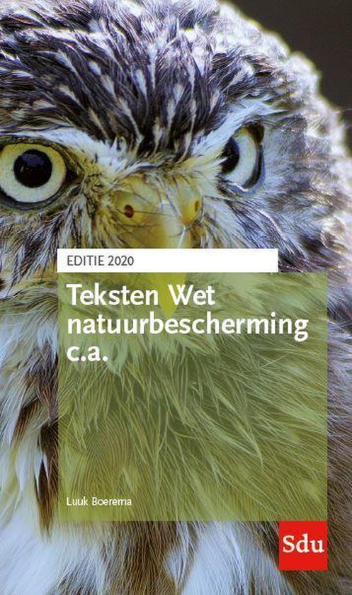 Teksten Wet natuurbescherming c.a. Editie 2020 - cover