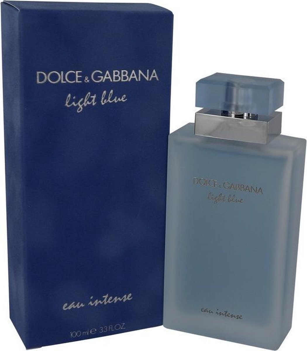Op en neer gaan temperatuur milieu Dolce & Gabbana Light Blue Intense 100 ml - Eau de Parfum - Damesparfum |  bol.com