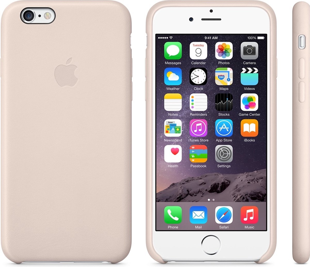 Apple - Leren Hoesje - iPhone 6 - Roze