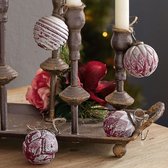 LOBERON Kerstbal, set van 4 Orlane paars