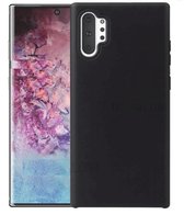 FONU Siliconen Backcase Hoesje Samsung Galaxy Note 10 - Zwart