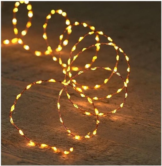 Fascinerend Aftrekken keten Koper kerst verlichting met timer 330 LED lampjes 5 meter - Koper kerst...  | bol.com