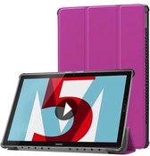 Huawei MediaPad M5 10.8 inch - Tri-fold Book Case - Paars