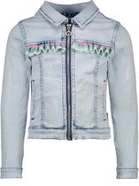 B.Nosy Meisjes Spijkerjas - Light denim - Maat 104