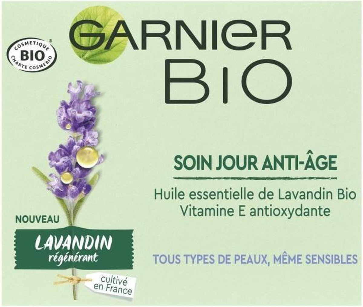 Garnier Bio Dagverzorging anti-aging - regenererende Lavandin 50,0 ml