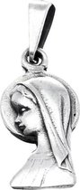 Zilveren Heilige Maria kettinghanger