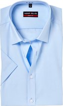 MARVELIS body fit overhemd - korte mouwen - lichtblauw - Strijkvriendelijk - Boordmaat: 41