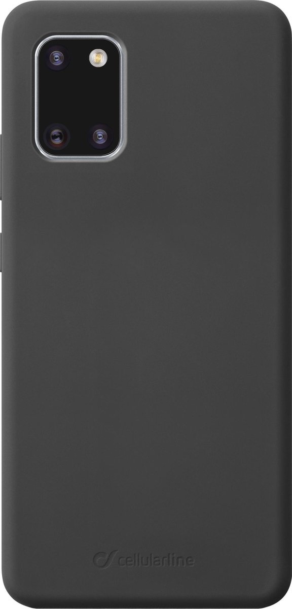 Cellularline - Samsung Galaxy A91/S10 Lite, hoesje sensation, zwart