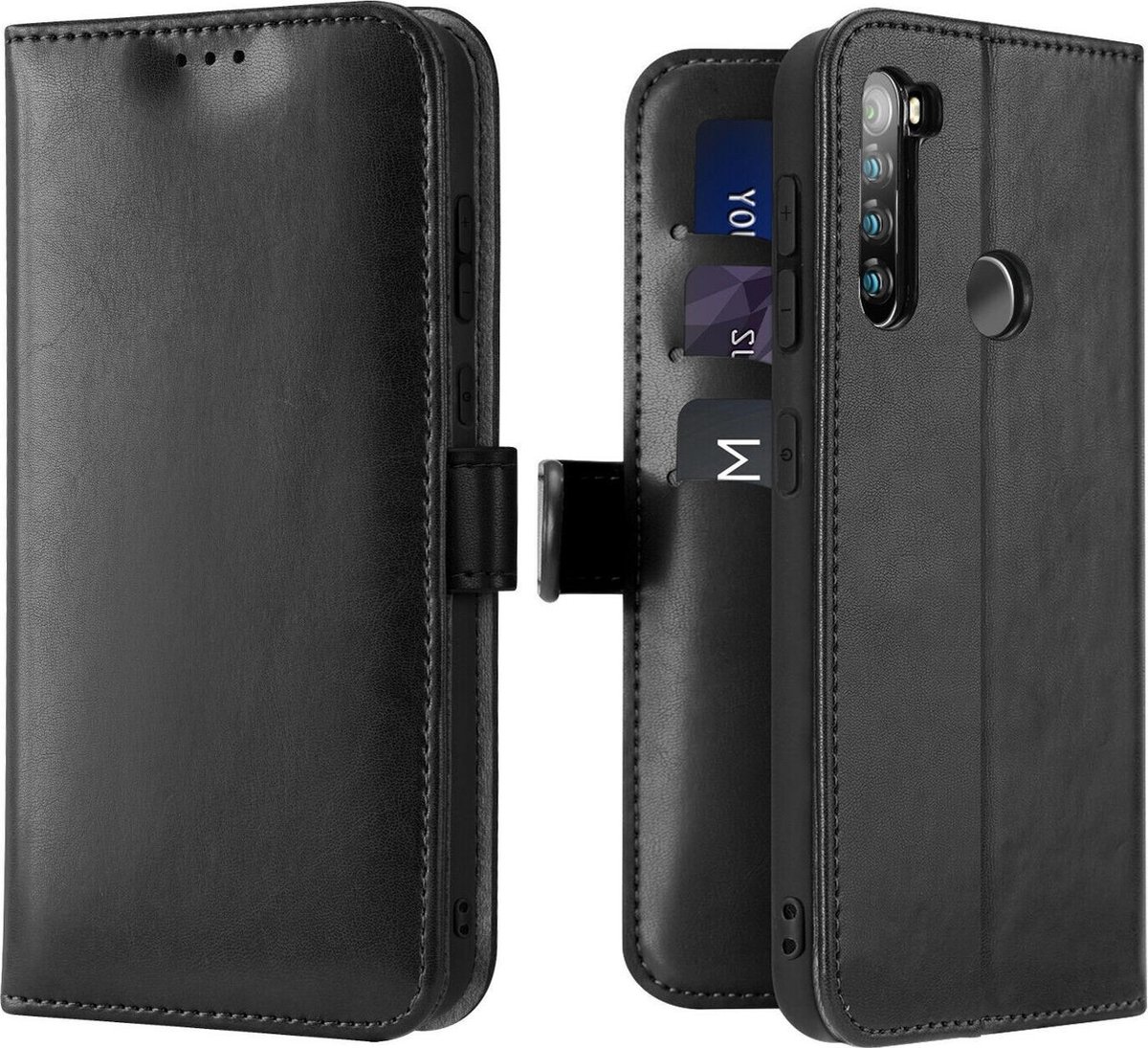Xiaomi Redmi Note 8T hoesje - Dux Ducis Kado Wallet Case - Zwart