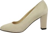 Nan pump beige camoscio