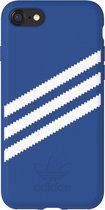 adidas Moulded Case SUEDE FW17 flexibel hoesje iPhone 6 6s 7 8 SE 2020 SE 2022 - Blauw