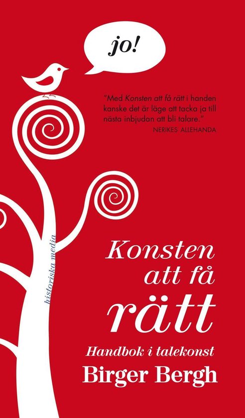 Konsten att få rätt, handbok i talekonst - cover