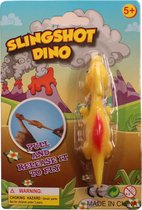 Lg-imports Slingshot Dino 11 Cm Geel/oranje B