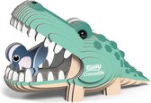 Eugy 3d-modelbouwpakket Krokodil 7-delig Groen