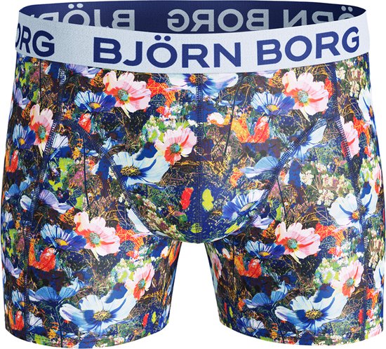 ijs Christendom Getuigen Bjorn Borg - Heren - Microfiber Boxershort Funky Flower - Blauw - L |  bol.com