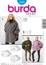 Burda Naaipatroon 7422 - Cape in variaties