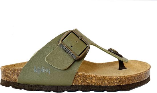 Ontwaken Bachelor opleiding fluiten Groene Kipling Slippers Juan 4 Khaki | bol.com