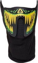 LED gezichtsmasker - Halloween masker - volwassenen - kostuum - monster groen