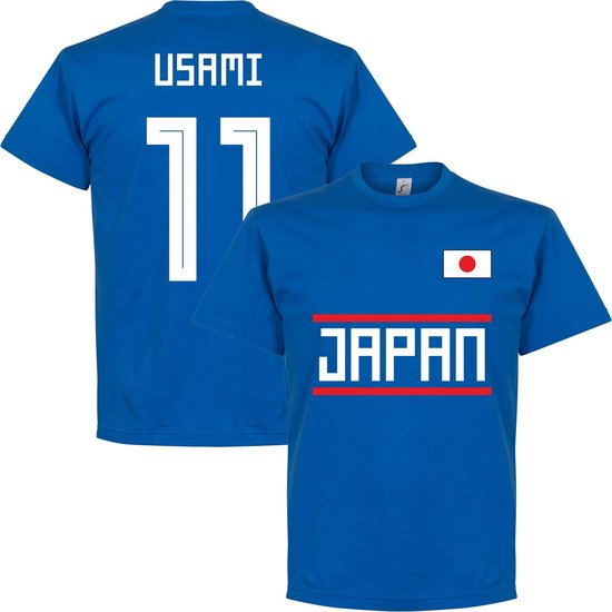 Japan Usami 11 Team T-Shirt - Blauw - M