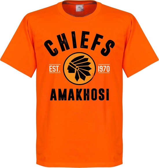 Kaizer Chiefs Established T-Shirt - Oranje - XXXXL