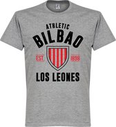 Athletic Bilbao Established T-Shirt - Grijs - XL