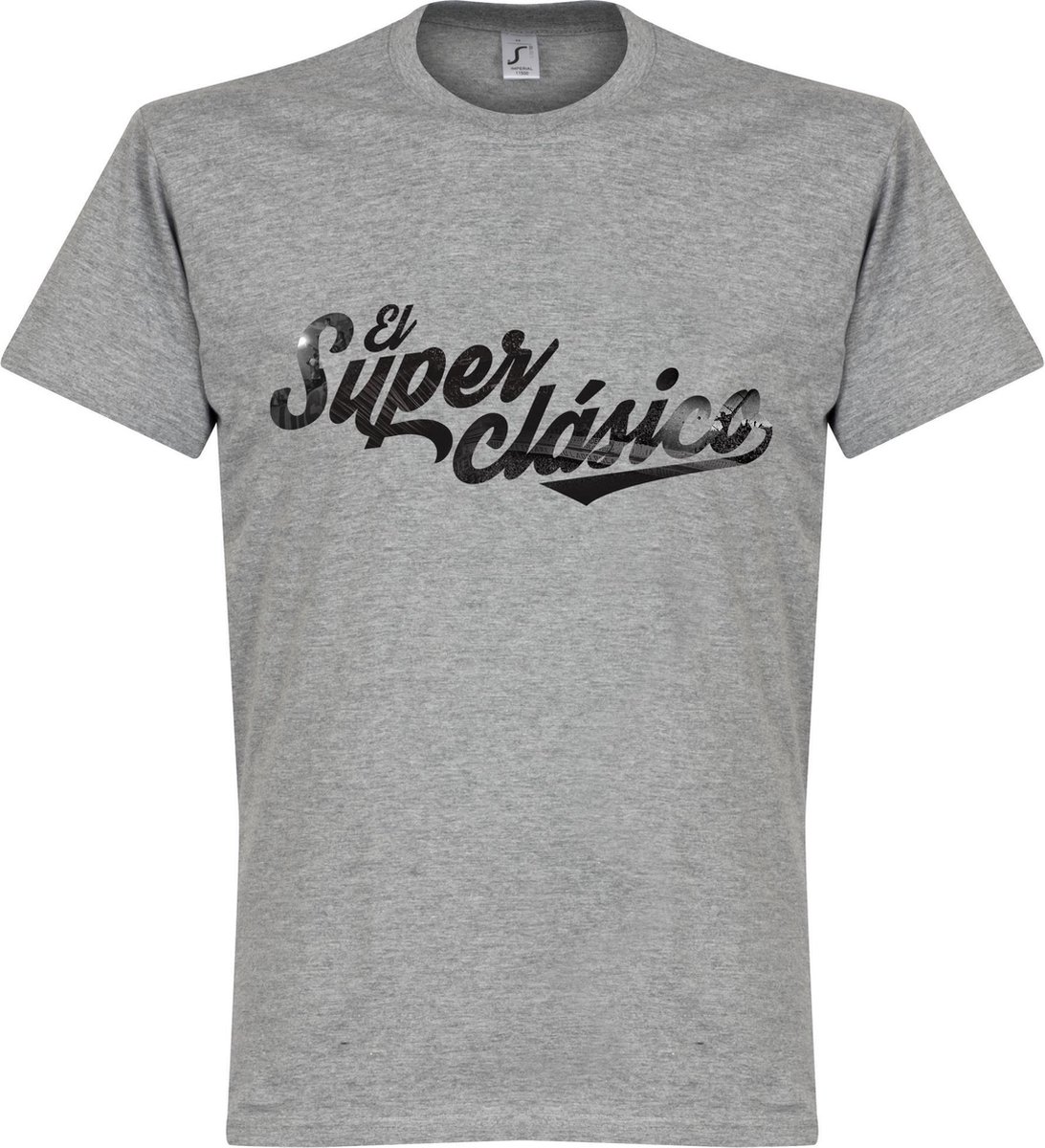 1092x1200.jpg El Superclasico T-shirt - Grijs - XL - Afbeelding 1