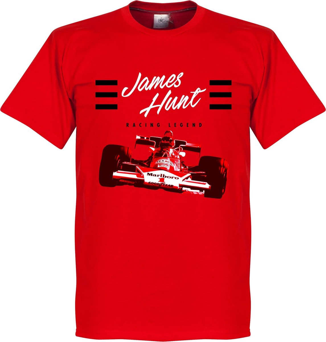 James Hunt T-Shirt - Rood  - L