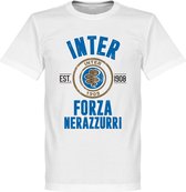 Inter Milan Established T-Shirt - Wit  - XXL
