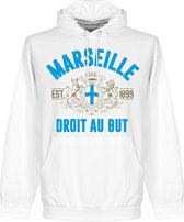 Marseille Established Hooded Sweater - Wit - L