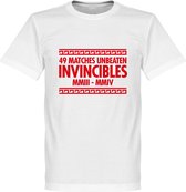 The Invincibles 49 Unbeaten Arsenal T-Shirt - M