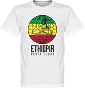 Ethiopië Black Lions T-Shirt - XL