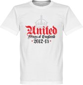 Manchester United Kings Of Engeland T-Shirt 2012-2013 - XXXL