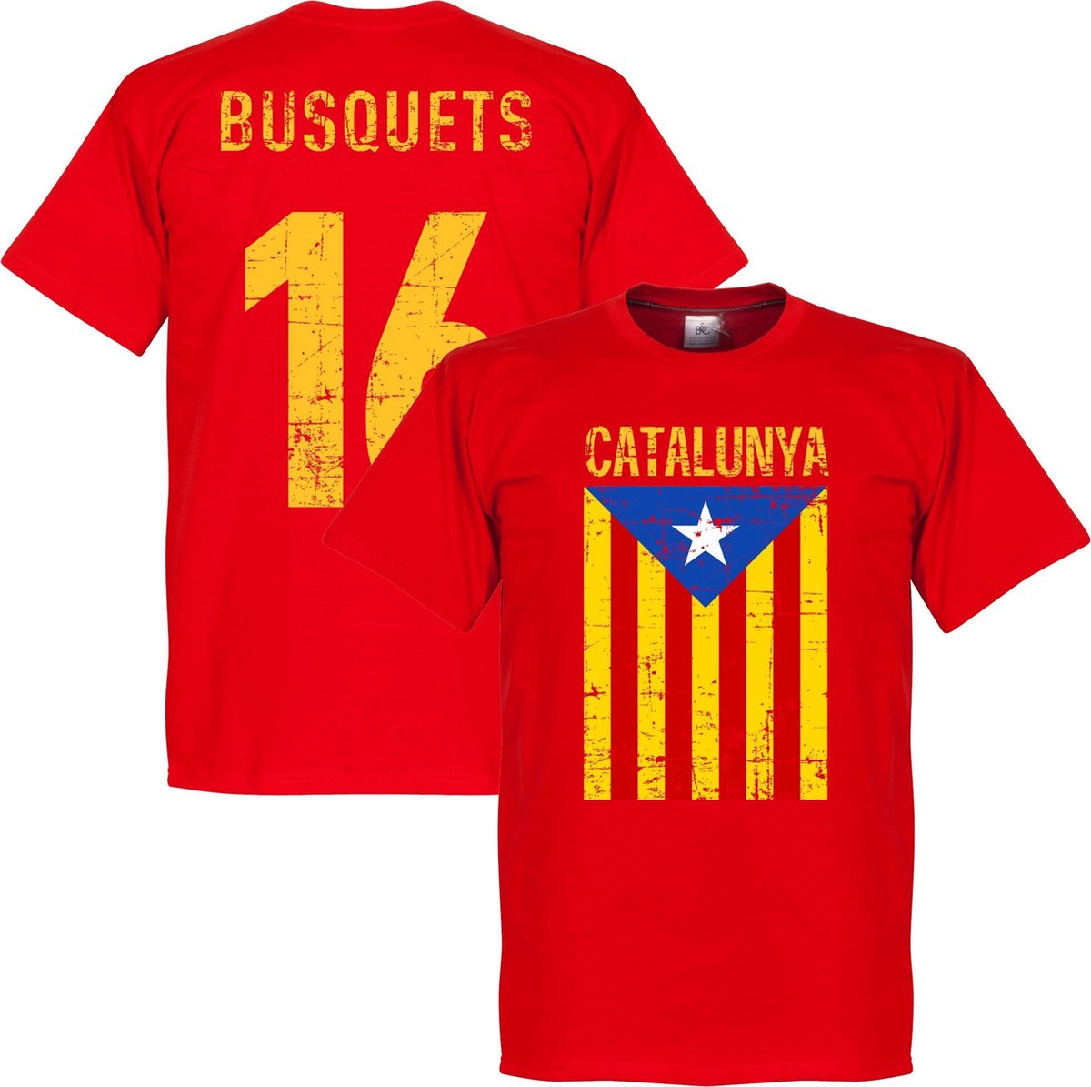 Busquets Vintage Catalonië T-Shirt - XL