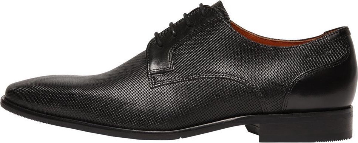 Van Lier Giovanni Heren Veterschoenen Zwart - Schoenen.nl