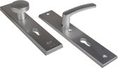 Ami Veiligheidsbeslag schildgarnituur - deurdikte 38/45 mm - PC 55 - 251 x 50 mm - F2