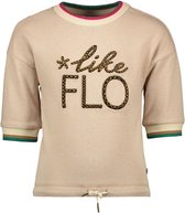 Like Flo Meisjes sweaters Like Flo Flo girls 1/2 slv sweater FLO ecru 116