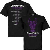 Real Madrid Champions League Winners 2018 Trophy T-Shirt - Zwart - M