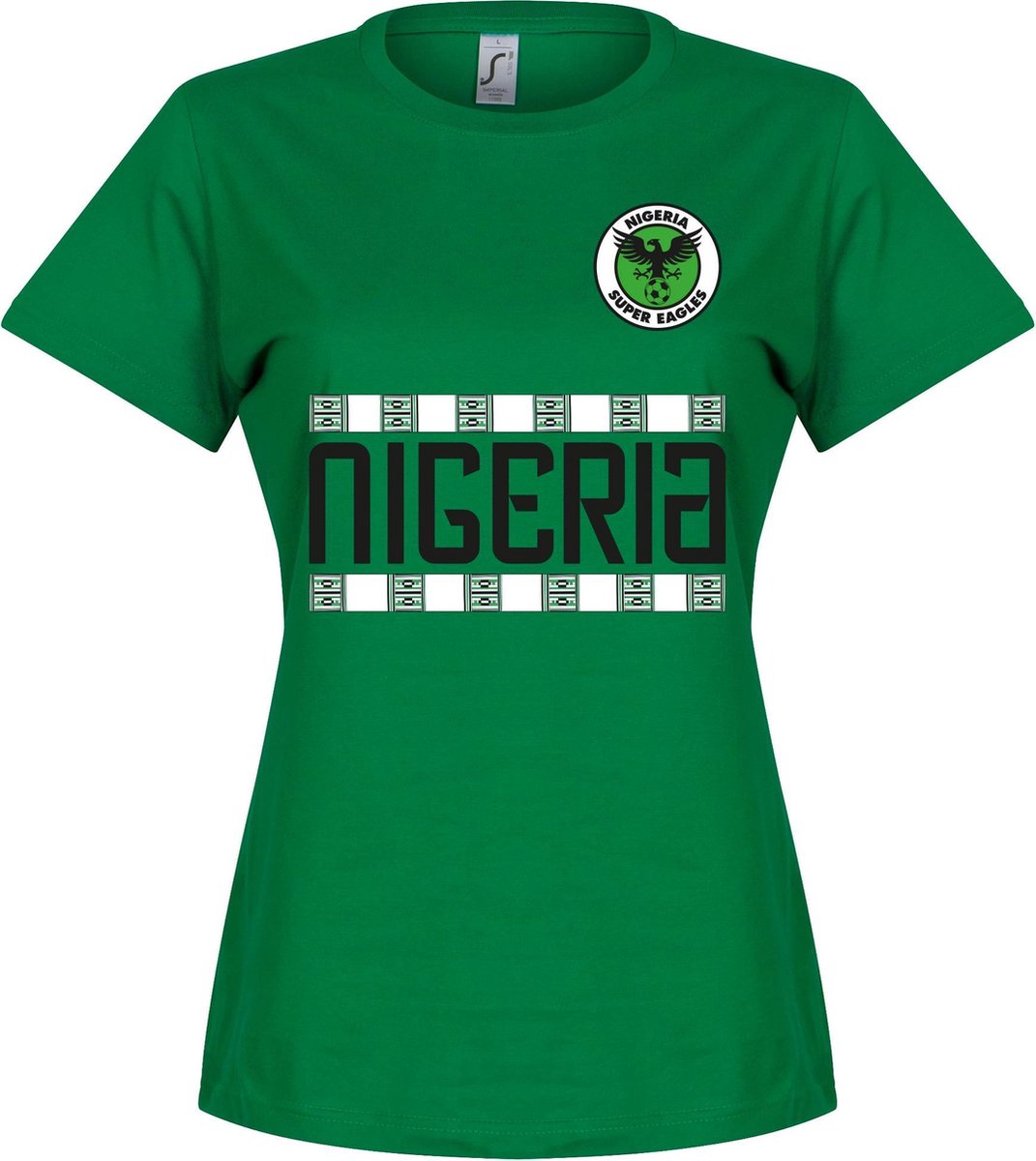 Nigeria Dames Team T-Shirt - Groen - L