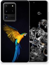 Samsung Galaxy S20 Ultra TPU Hoesje Papegaai