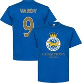 Leicester City Vardy Champions 2016 T-Shirt - L