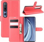 Book Case - Xiaomi Mi 10 Pro Hoesje - Rood